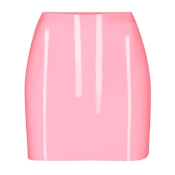 Latex Mini Skirt