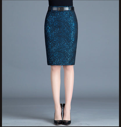 Boldessa® Best In Me Blue Pencil Skirt