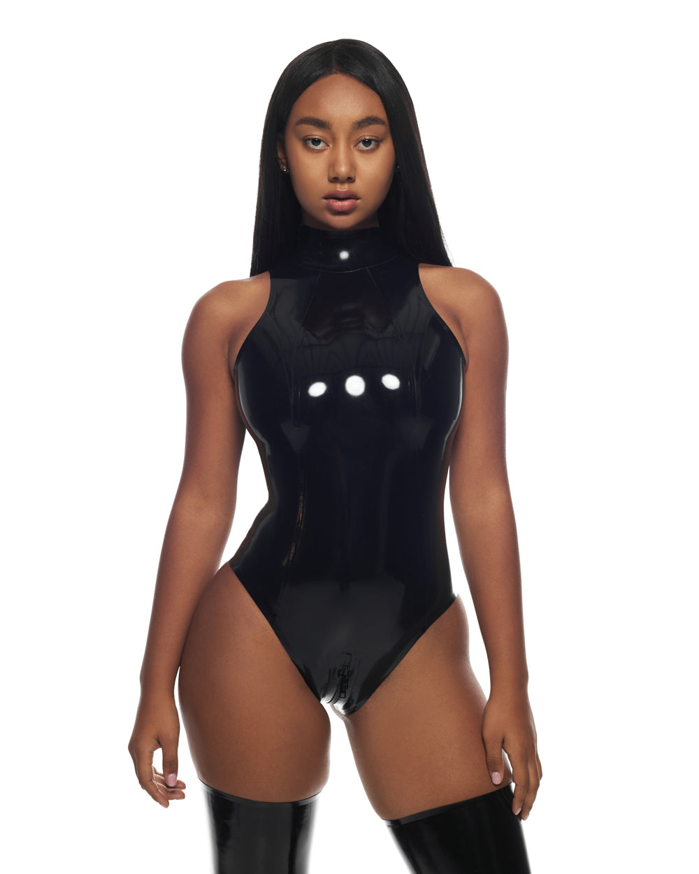 Latex Bodysuit "Shade" Red