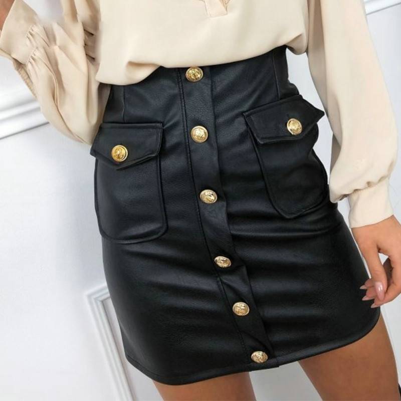 Boldessa® Rock n Cute Faux Leather Skirts