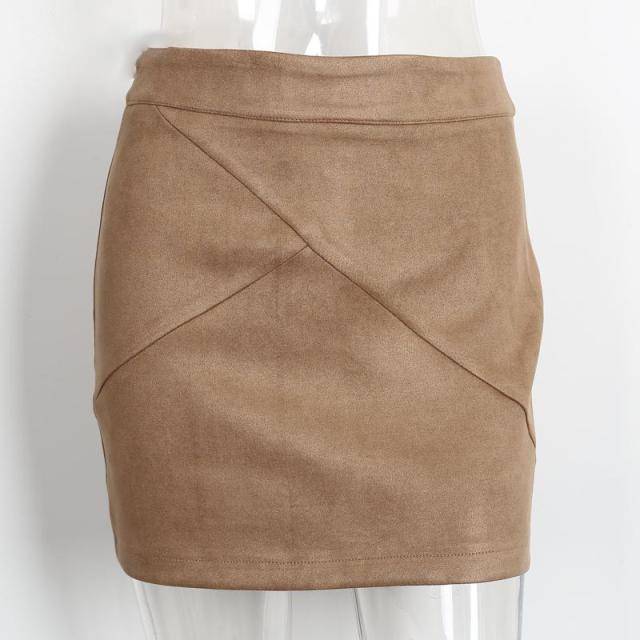 Boldessa® Runaway Baby Suede Mini Skirts