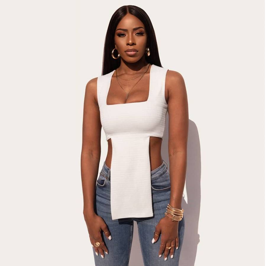 Boldessa® None of Your Business Crop Top