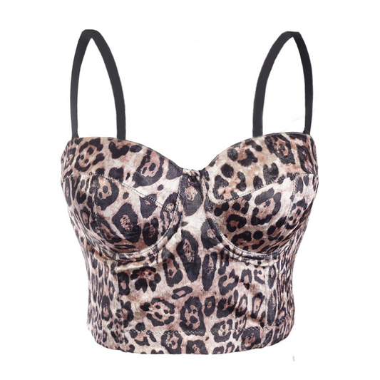 Boldessa® That's Leopard Crop Top