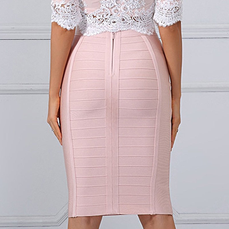 Boldessa® Solid Color Bewitching Pencil Skirt