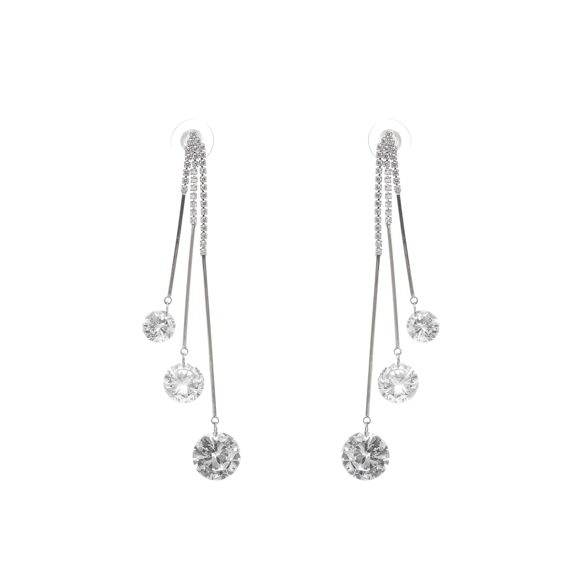 Solada crystal drop earrings