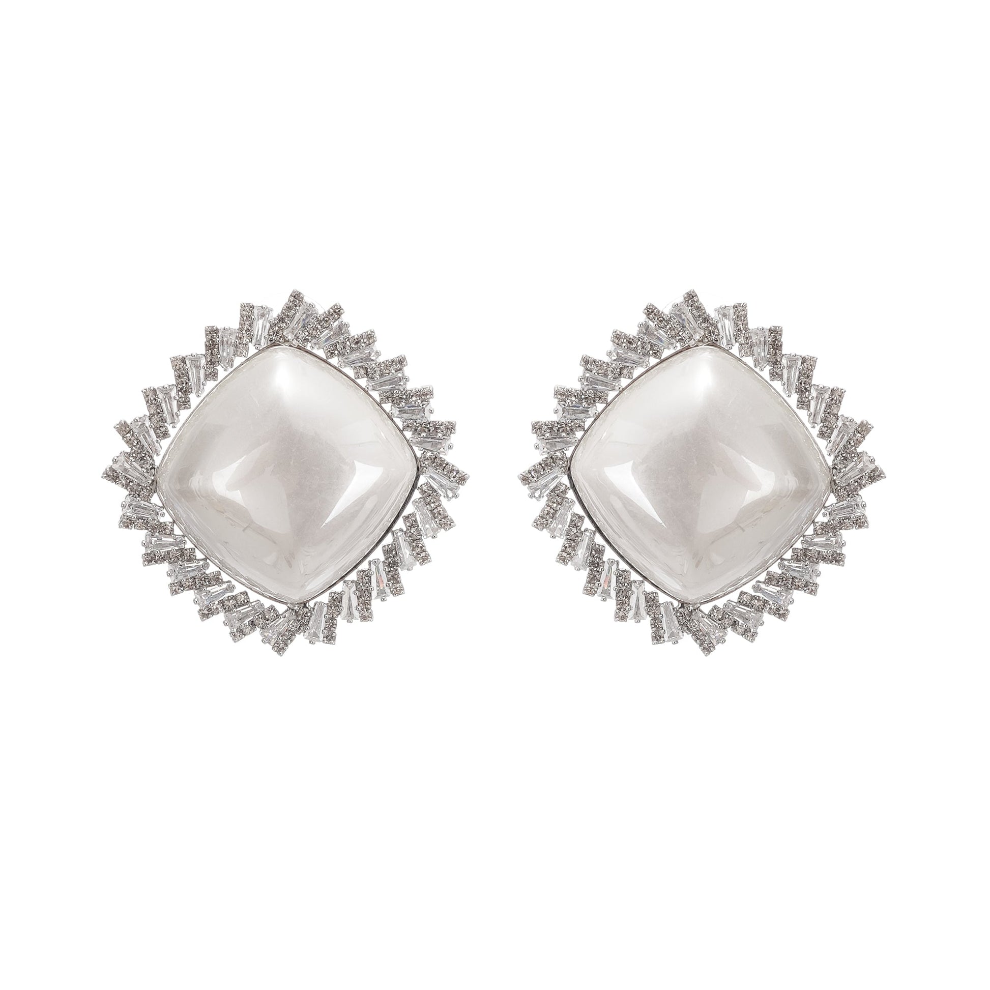 Marilyn crystal-embellished stud earring