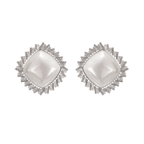 Marilyn crystal-embellished stud earring