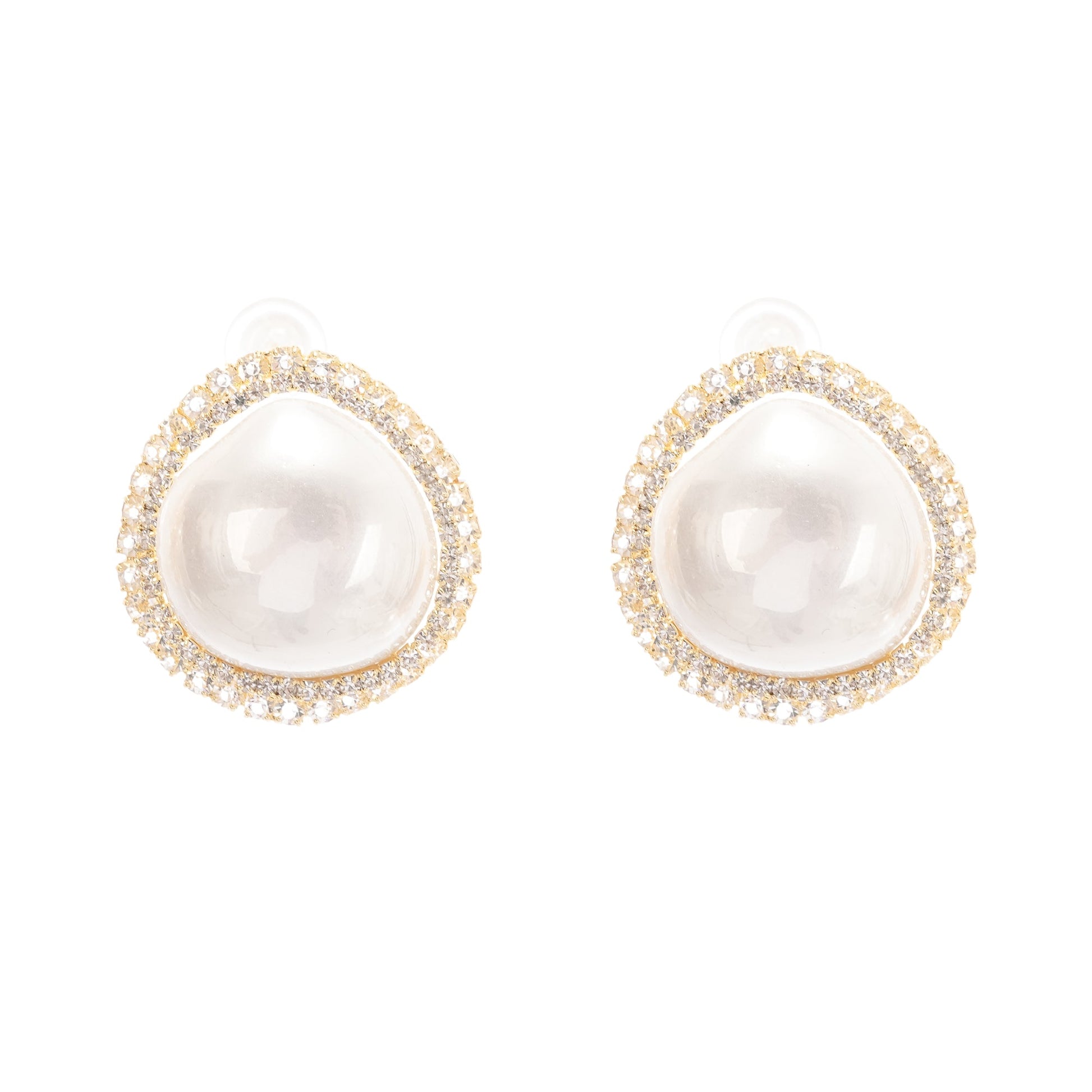 Gloria faux-pearl stud earrings