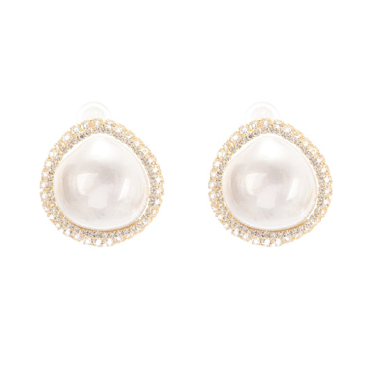 Gloria faux-pearl stud earrings