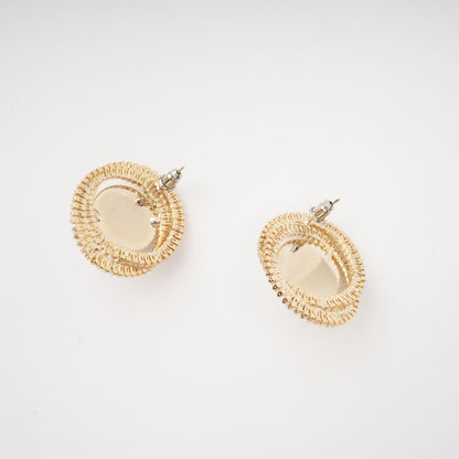 Éléonore crystal faux-pearl earrings