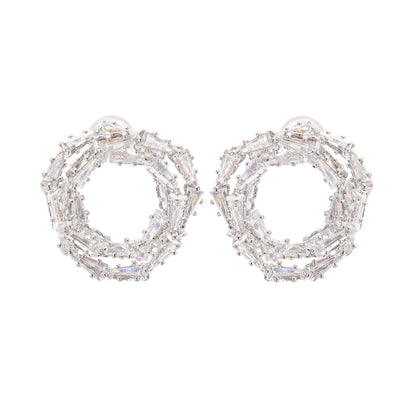 Amélie crystal-embellished earrings