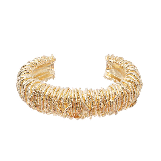 Juliette gold textured-design bracelet