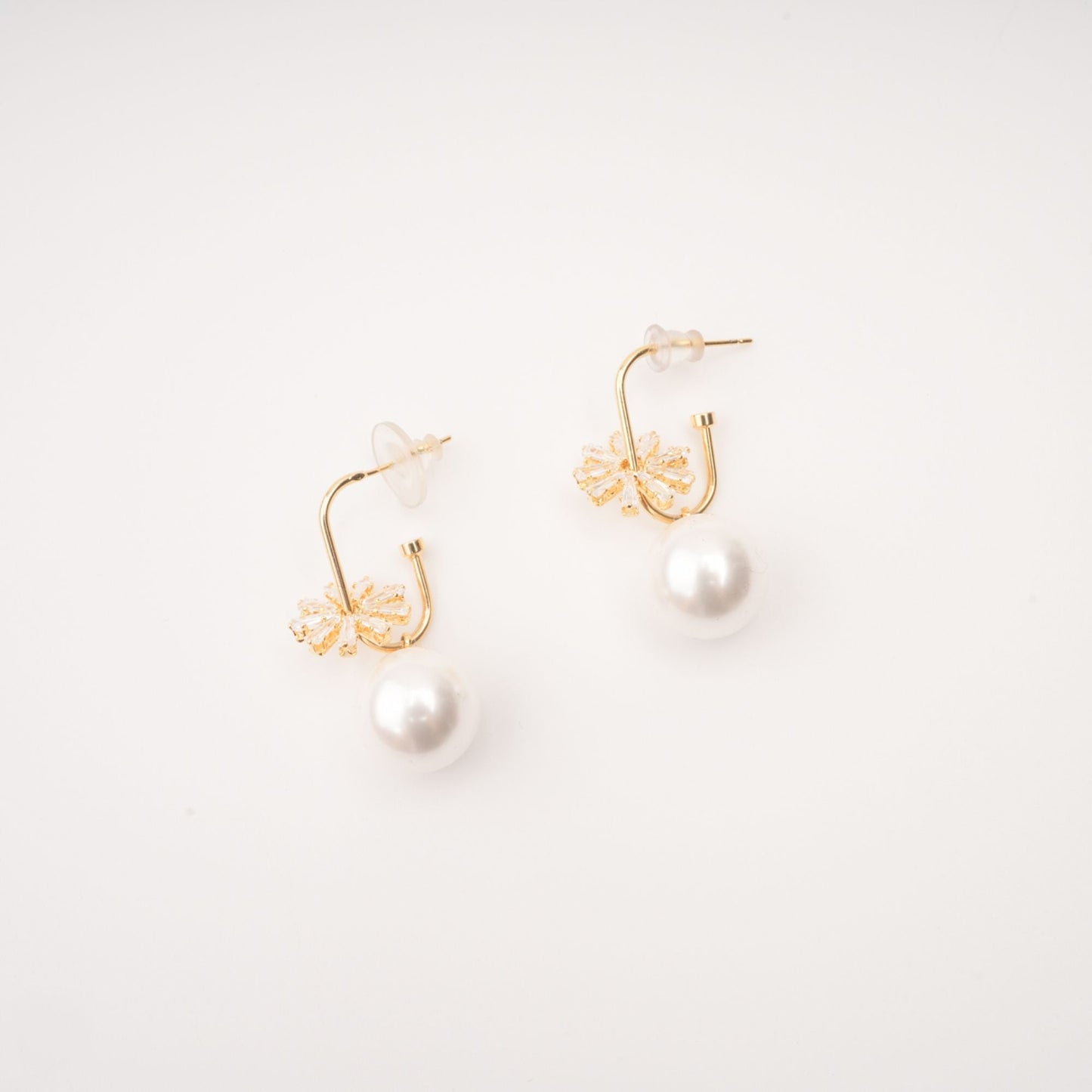 Kate crystal-embellished pearl earrings