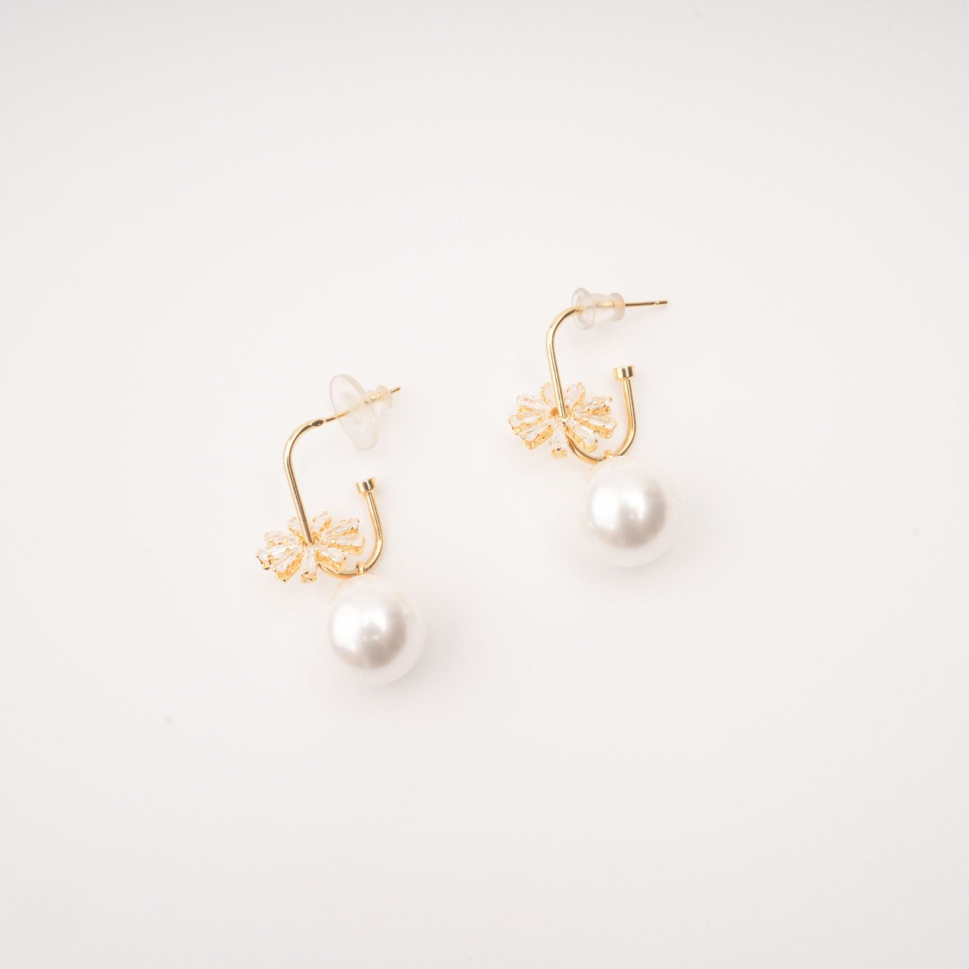 Kate crystal-embellished pearl earrings