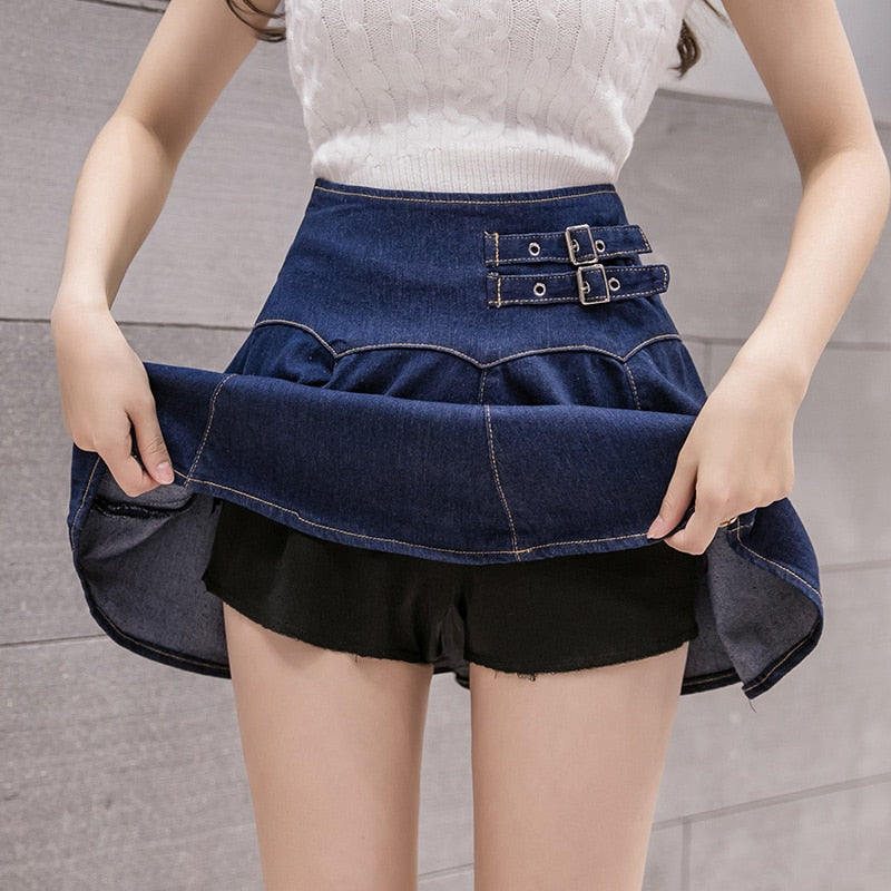 Boldessa® Love Story Denim Mini Skirt