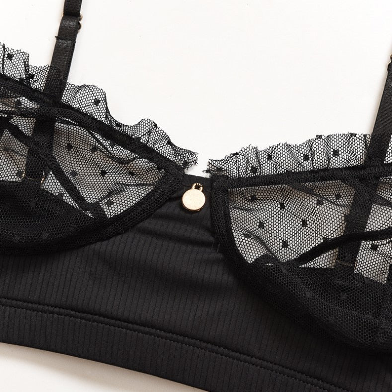 Boldessa® Broken Connection Bra Set