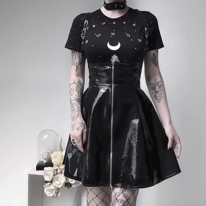 Boldessa® The Rebel In Me Gothic Mini Skirt