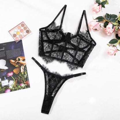 Boldessa® Seductress Sheer Lace Lingerie Set