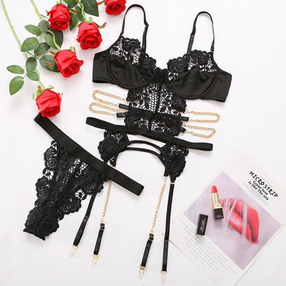 Boldessa® All Hype, No Heart Lingerie Set