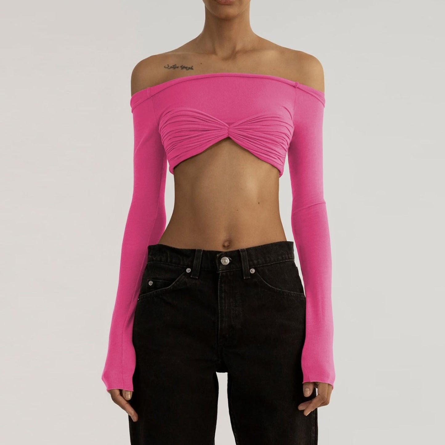 Boldessa® Make Me Blank Crop Top