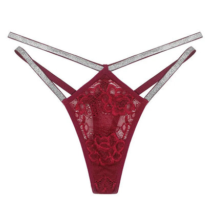 Boldessa® Sparkle Lace Strappy Thong