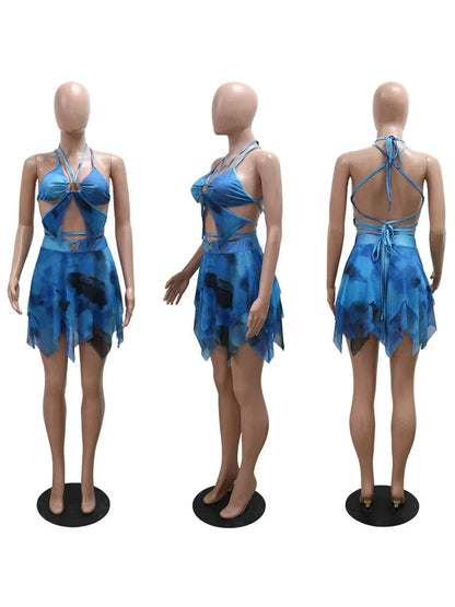 Boldessa® Another illusion She Creates Skirt Set