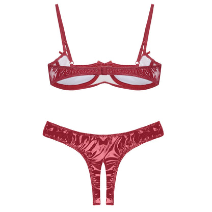 Boldessa® Call You Daddy Crotchless Lingerie