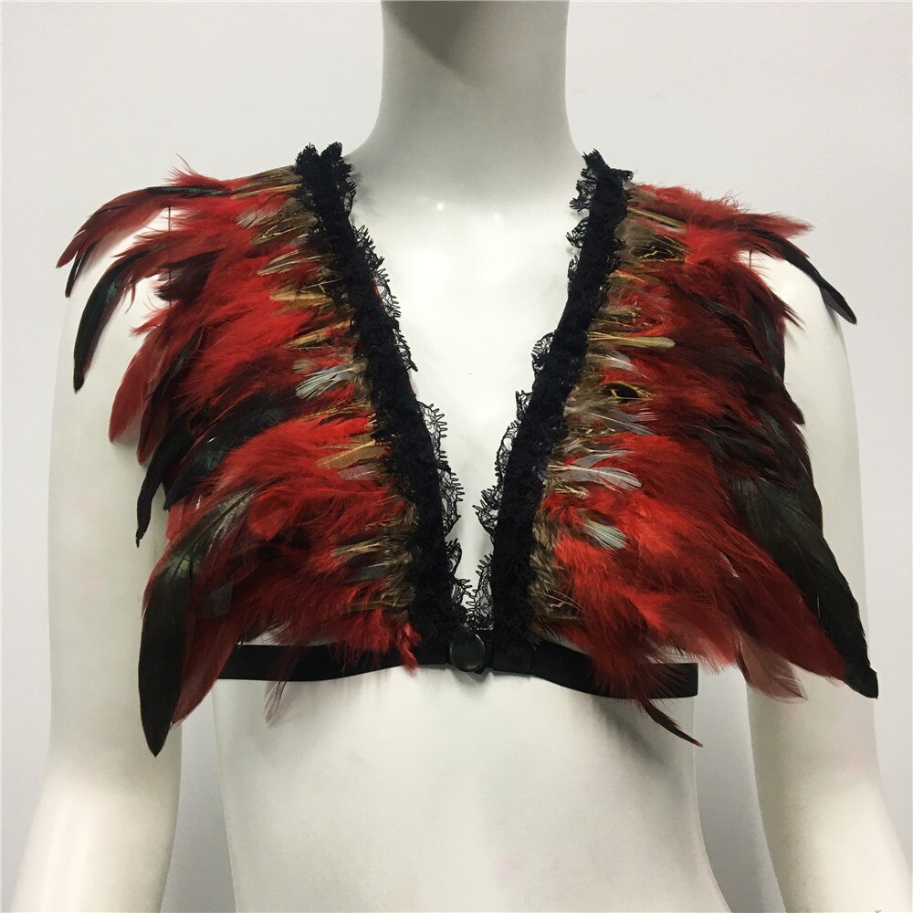 Boldessa® Feather Nightclub Crop Top