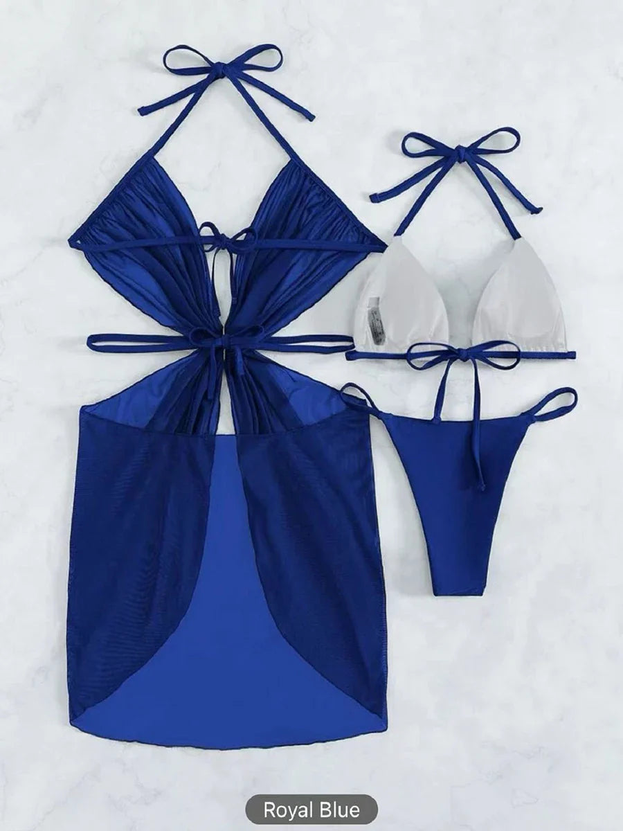 Boldessa® Down The Coast 3pcs Bikini Set