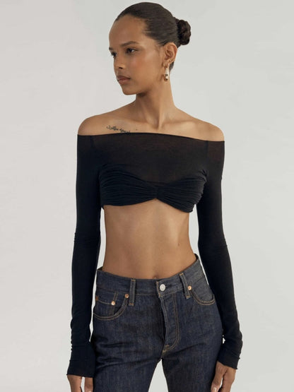 Boldessa® Make Me Blank Crop Top