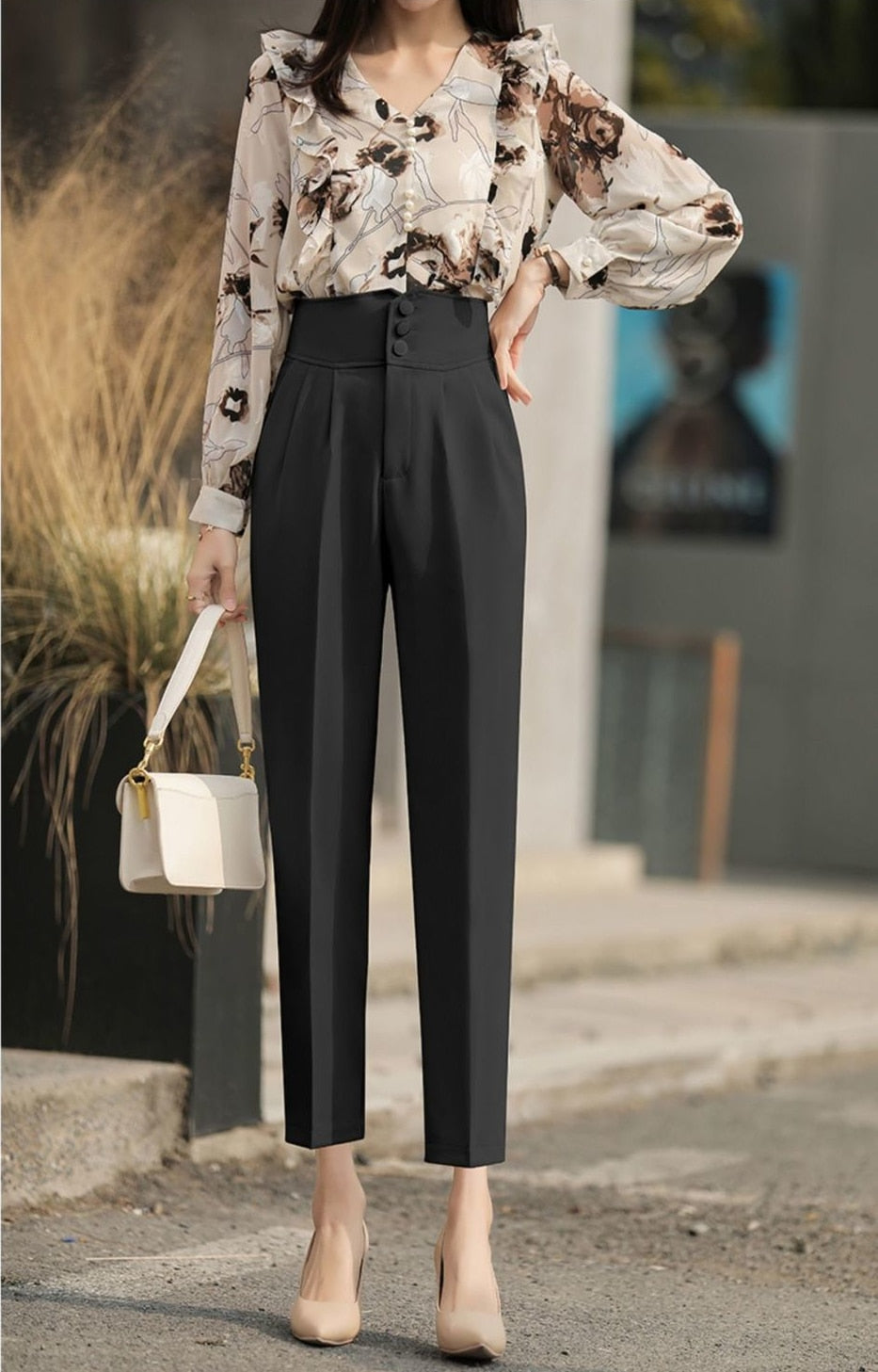 Boldessa® Dancing Eyes High-Waist Pants