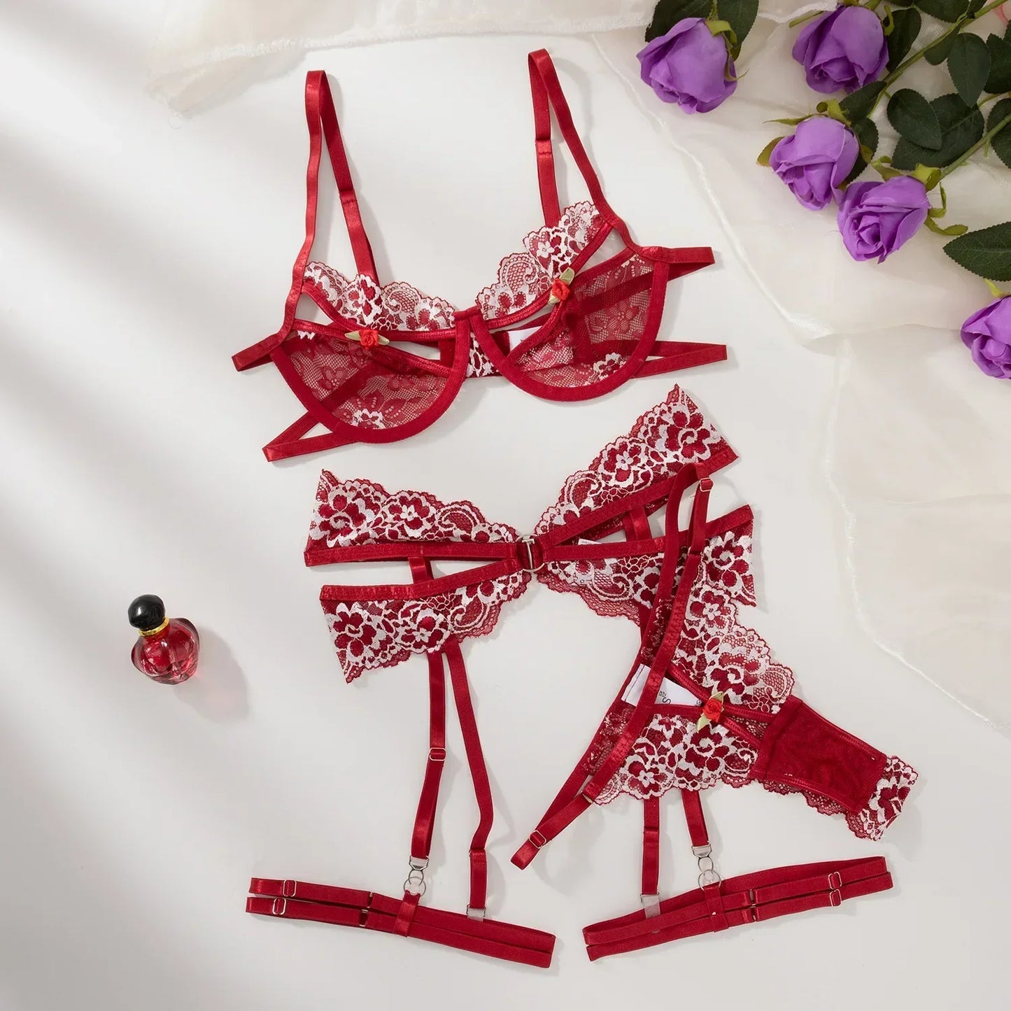 Boldessa® Crimson Kisses Lingerie