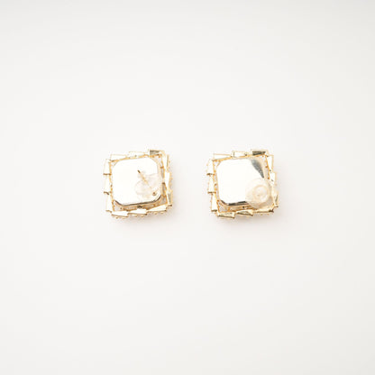 Solada embellished square earrings