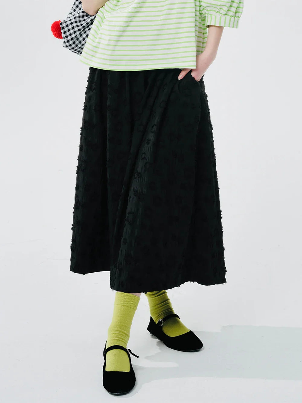 Boldessa® Whirl Of Happiness Midi Skirt