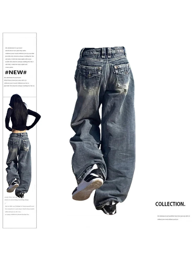 Boldessa® Wanna Live In A Fantasy Baggy Jeans