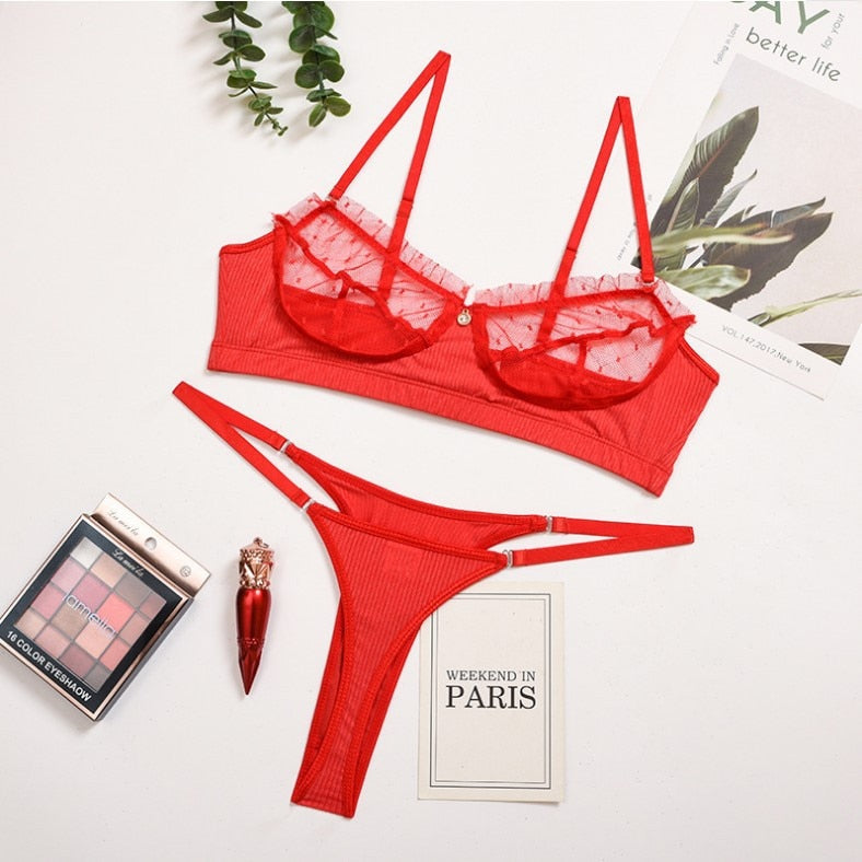 Boldessa® Broken Connection Bra Set