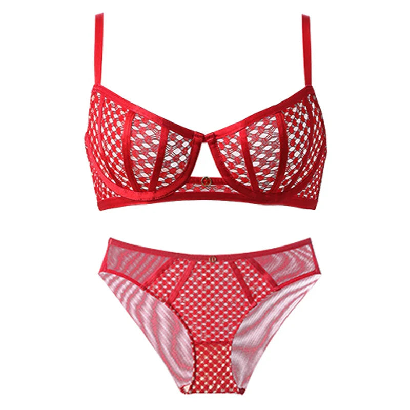 Boldessa® Wrong Way To Cross Bra Set