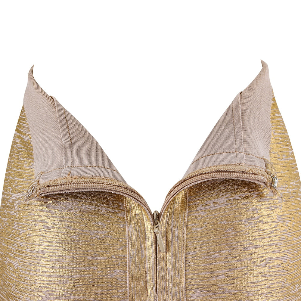 Boldessa® Glitter & Gold Pencil Skirt