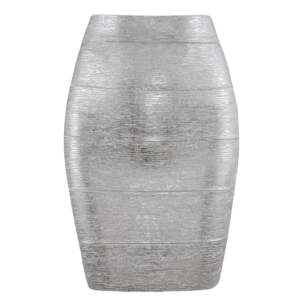 Boldessa® Glitter & Gold Pencil Skirt