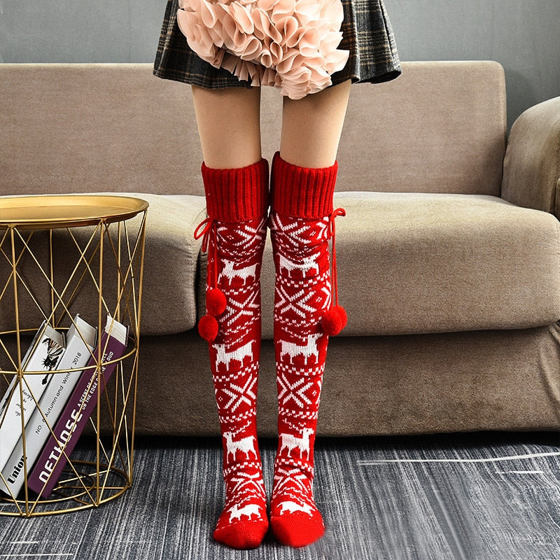 Boldessa® Knitted Over The Knee Socks