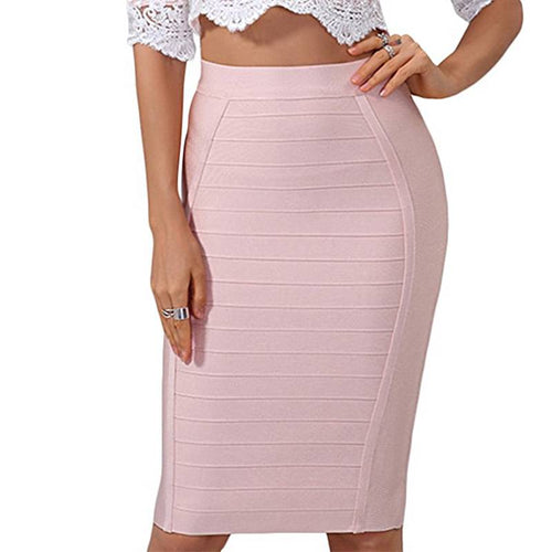 Boldessa® Solid Color Bewitching Pencil Skirt