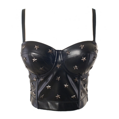 Boldessa® Black Star Crop Top