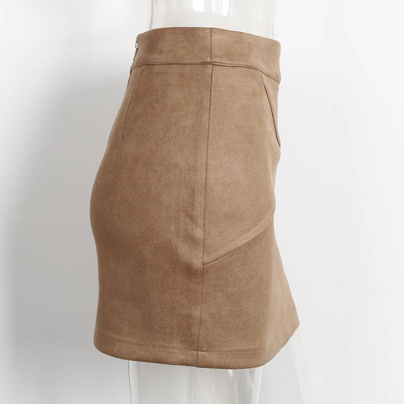 Boldessa® Runaway Baby Suede Mini Skirts