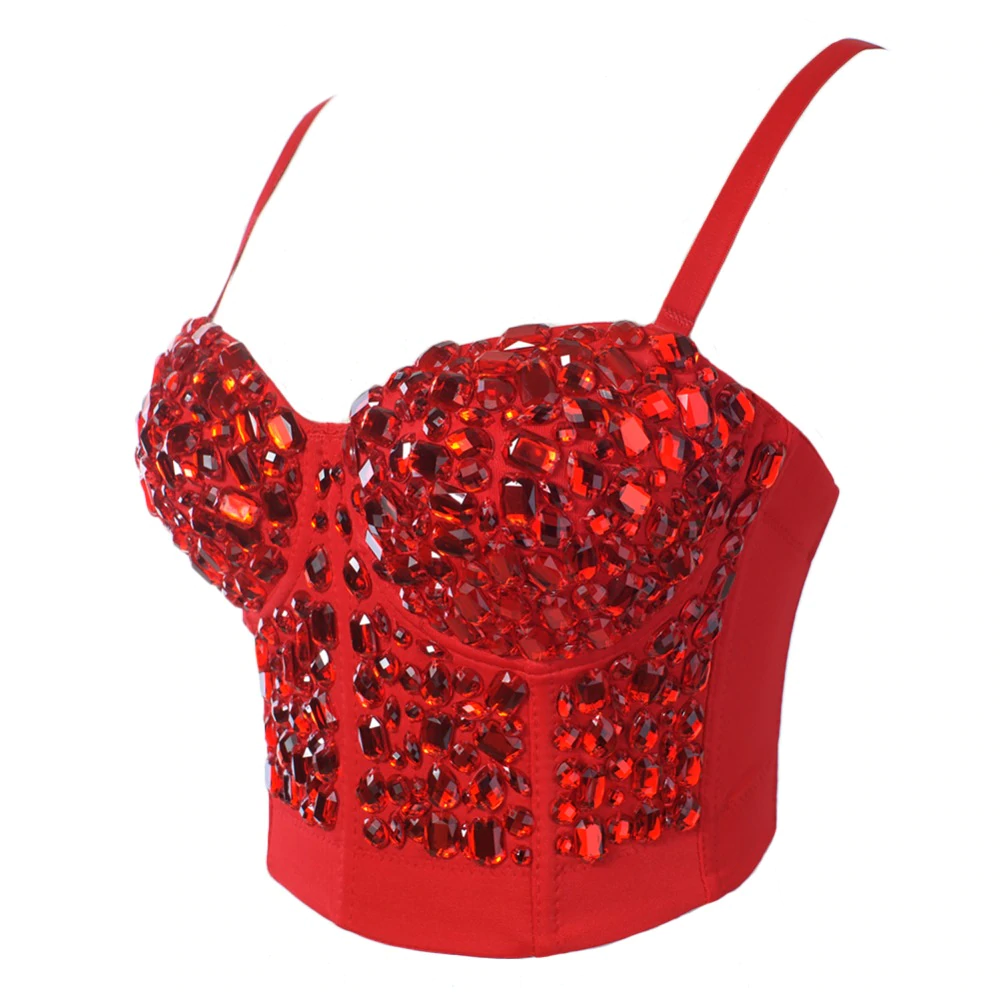 Boldessa® Red Is My New Color Crop Top