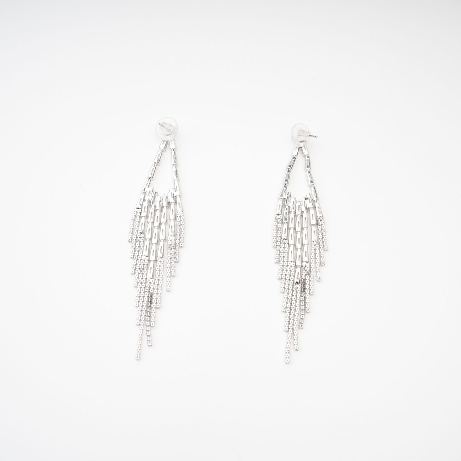 Isabelle crystal-embellished drop earrings