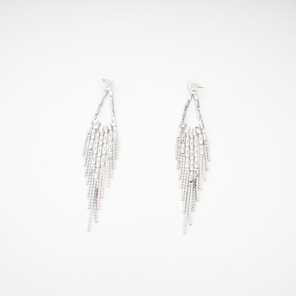 Isabelle crystal-embellished drop earrings