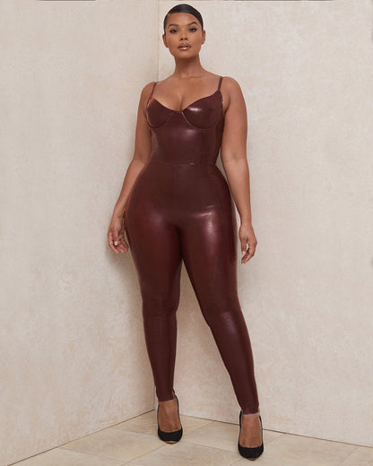 Latex High-waisted Leggings