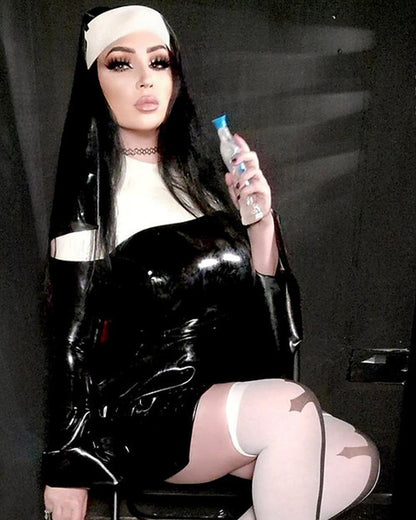 Latex Nuns Dress