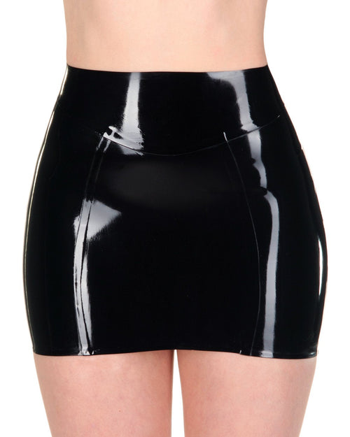 Eva Latex Mini Skirt