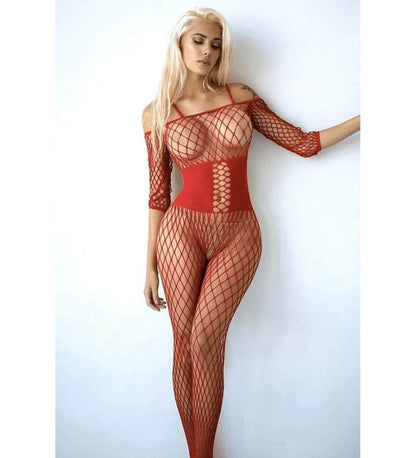 Boldessa® Corset Fishnet Bodystocking